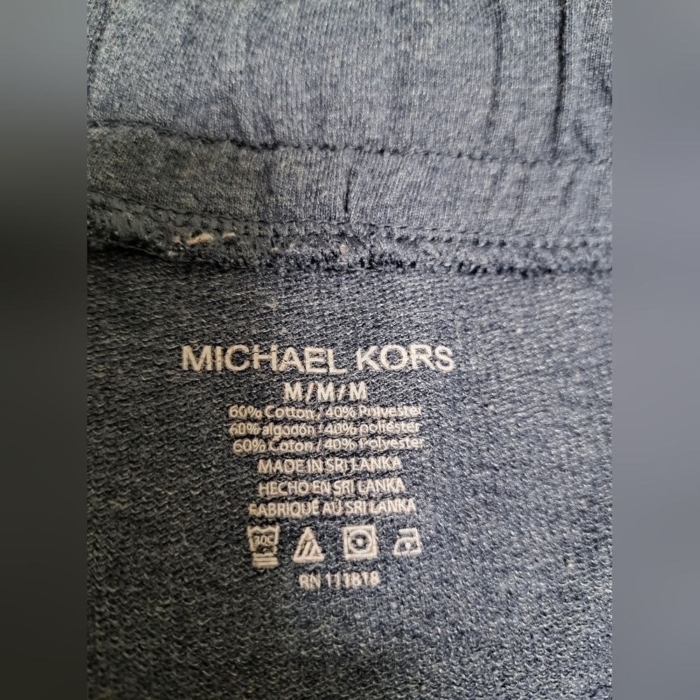 Michael Kors Navy Athletic Shorts Size Medium - Picture 4 of 9